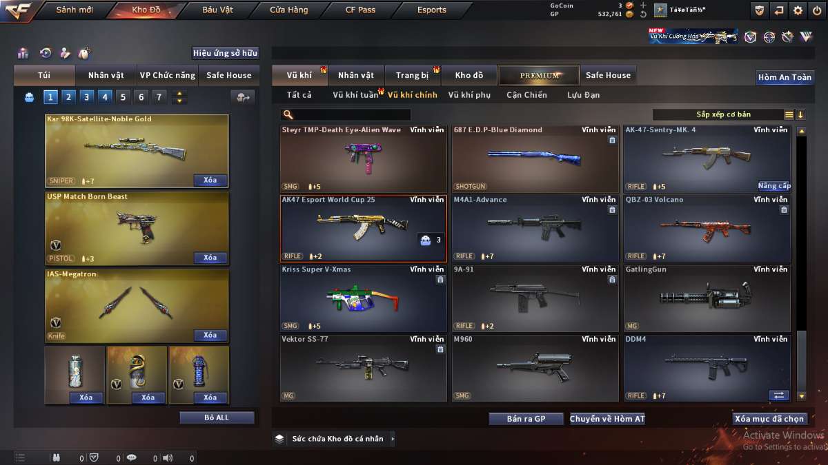 shop acc cf uy tin gia re
